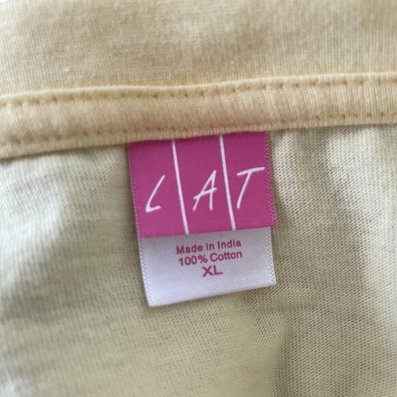 Liberty Graphics Library Lion T Shirt XL Yellow Children's Books Librarian Top - Picture 5 of 6